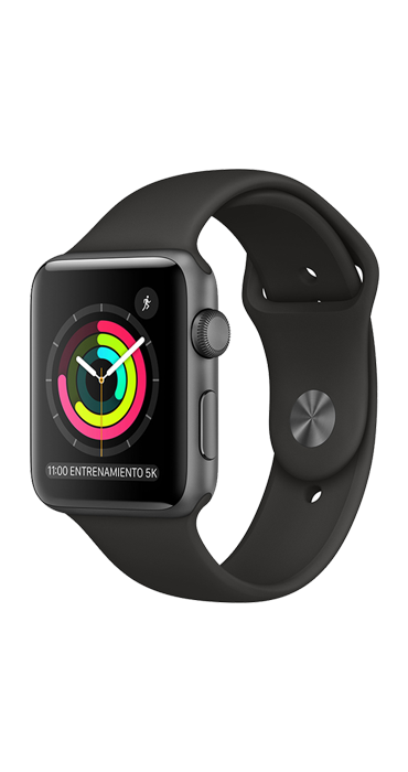 Apple Watch S3 GPS 42mm Space Gray Movistar