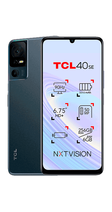 TCL 40 SE 256 GB dark gray - Movistar