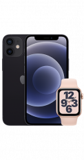 Apple iPhone 12 mini 64GB + Apple Watch SE 40mm Gold