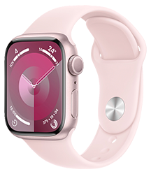 Apple Watch Series 9 (GPS + Cellular) 41 mm Rosa Claro - Talla S/M