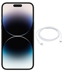 iPhone 14 Pro 128GB Negro Espacial + Cable (Seminuevo)