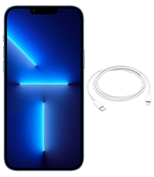 iPhone 13 Pro Max Azul Sierra 128 GB + cable (Seminuevo)