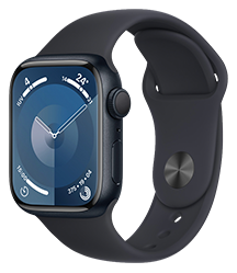 Apple Watch Series 9 (GPS) 41 mm Medianoche - Talla S/M