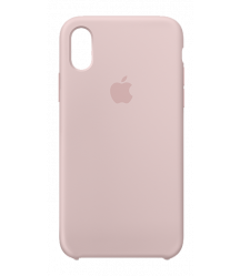 Silicone Case iPhone XS Pink Sand