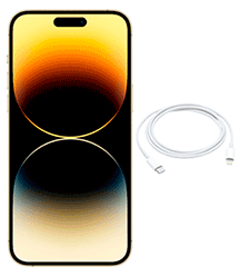 iPhone 14 Pro 128GB Dorado + Cable (Seminuevo)