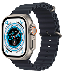 Apple Watch Ultra - Caja de titanio de 49 mm - Correa Ocean Medianoche