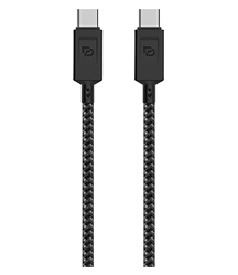 Cable USB-C a USB-C Rugged 1.2m Negro