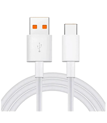 Cable USB A a USB C Carga Rápida Blanco (Seminuevo)