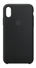 Apple Silicone Case iPhone XS Black