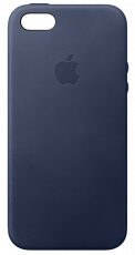 Apple iPhone SE Leather Case Blue