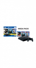 Sony Consola PS4 Megapack 18 (3 juegos + 3 meses PS Plus)