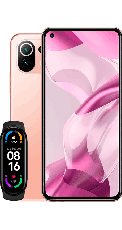 Xiaomi 11 Lite 5G NE 128GB Peach Pink + MI Smart Band 6 Black