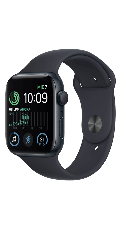 Apple Watch SE con GPS - Caja de aluminio Medianoche de 44 mm - Correa deportiva Medianoche