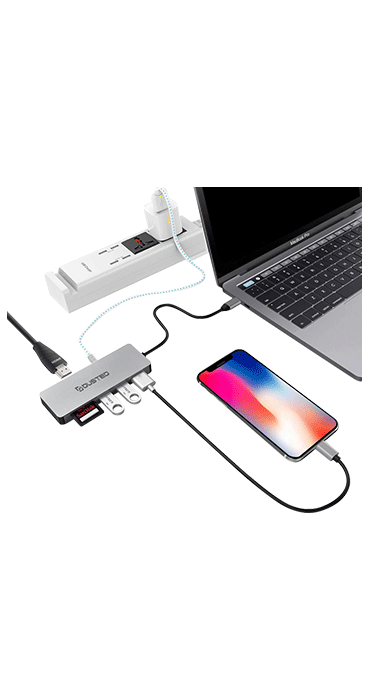 Dusted Hub Usb-C De 7 Puertos Con Hdmi - Movistar