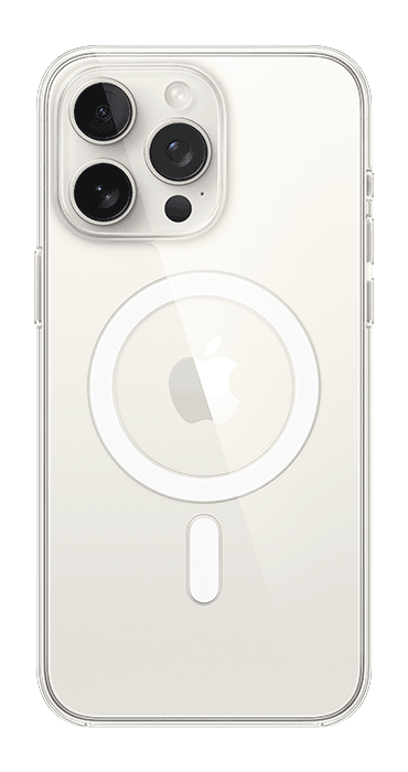  Apple Funda transparente para iPhone 15 Pro Max con MagSafe :  Celulares y Accesorios