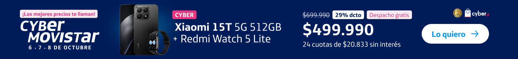 ofertas celulares cyber 2025