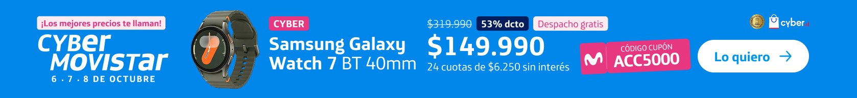  ofertas accesorios cyber 2025