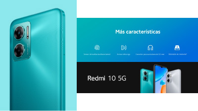Xiaomi Redmi 10 5G 128GB Gris - Movistar